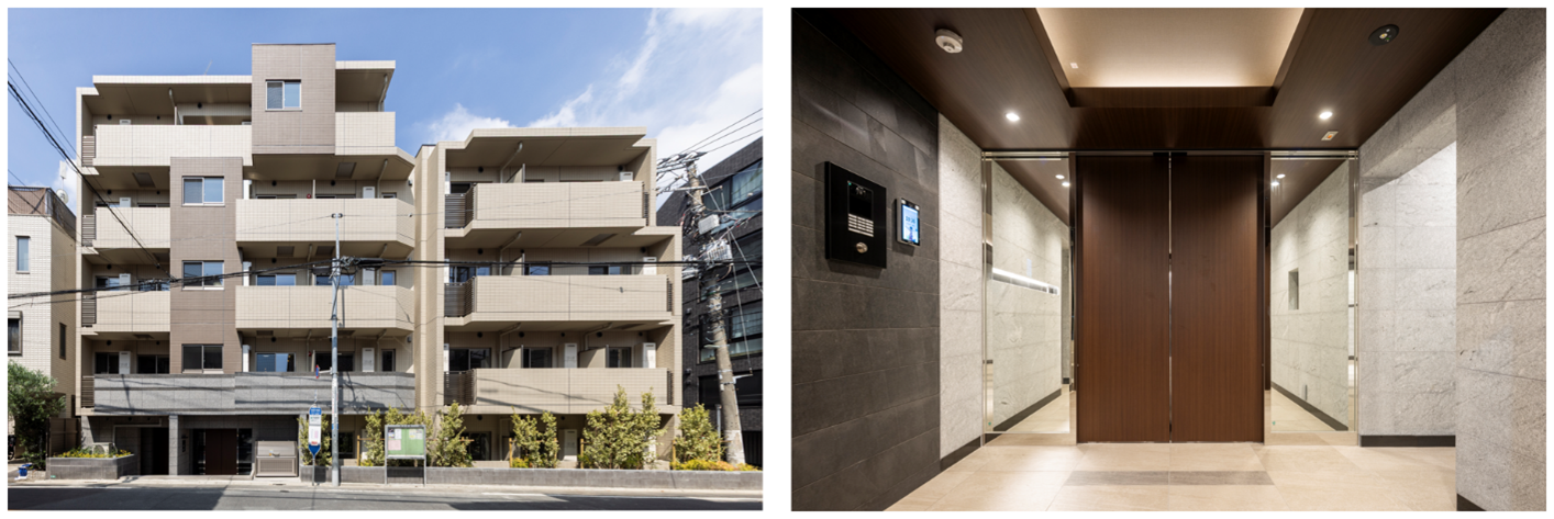 クレアスライフ初のオール顔認証マンション®「コンシェリア目黒本町 THE RESIDENCE」が竣工